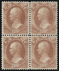 Sale 1017, Lot 994, Official Specimens and Officials Balance (OS)