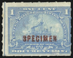 Sale 1019, Lot 1023, Revenues, incl. Battleship Documentary and Proprietary