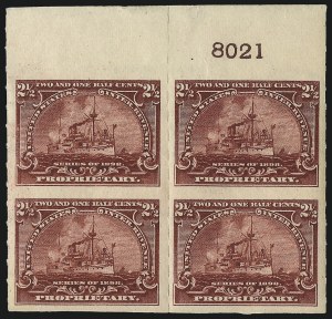 Sale 1019, Lot 1038, Revenues, incl. Battleship Documentary and Proprietary