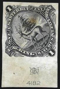 Sale 1019, Lot 1053, Private Die Proprietary, Die Proofs and Trial Color Proofs