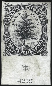 Sale 1019, Lot 1055, Private Die Proprietary, Die Proofs and Trial Color Proofs