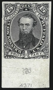 Sale 1019, Lot 1063, Private Die Proprietary, Die Proofs and Trial Color Proofs