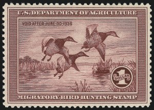 Sale 1019, Lot 1076, Hunting Permits