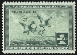 Sale 1019, Lot 1079, Hunting Permits