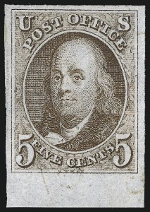 Sale Number 1019, Lot Number 302, 5c-10c 1847 Issue (Scott 1-2)