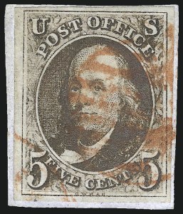 Sale 1019, Lot 316, 5c-10c 1847 Issue (Scott 1-2)