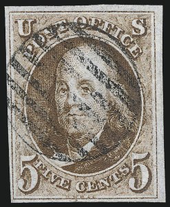Sale 1019, Lot 318, 5c-10c 1847 Issue (Scott 1-2)