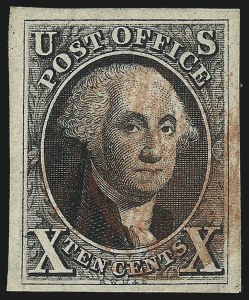 Sale 1019, Lot 319, 5c-10c 1847 Issue (Scott 1-2)