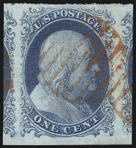 Sale Number 1019, Lot Number 329, 1c 1851-56 Issue (Scott 7-9)