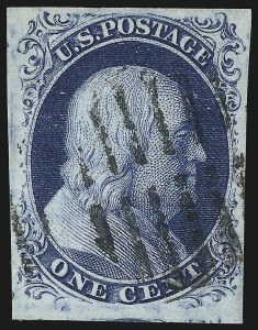Sale Number 1019, Lot Number 333, 1c 1851-56 Issue (Scott 7-9) Sale Number 1019, Lot Number 333, 1c 1851-56 Issue (Scott 7-9)