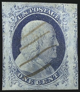 Sale 1019, Lot 339, 1c 1851-56 Issue (Scott 7-9)