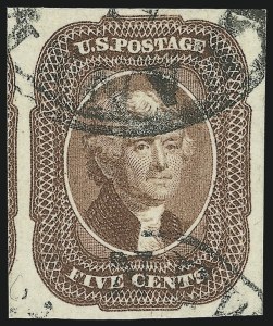 Sale 1019, Lot 350, 3c-12c 1851-56 Issue (Scott 10-17)