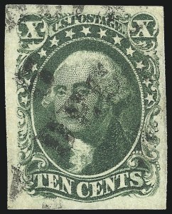 Sale 1019, Lot 359, 3c-12c 1851-56 Issue (Scott 10-17)
