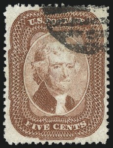 Sale 1019, Lot 372, 1c-5c 1857-60 Issue (Scott 18-30)