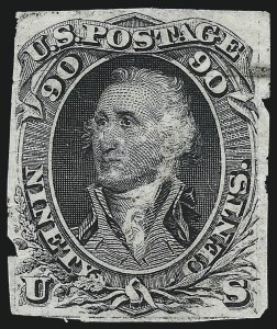 Sale 1019, Lot 388, 1861-66 Issue (Scott 63TC-78)