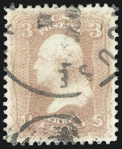 Sale 1019, Lot 389, 1861-66 Issue (Scott 63TC-78)