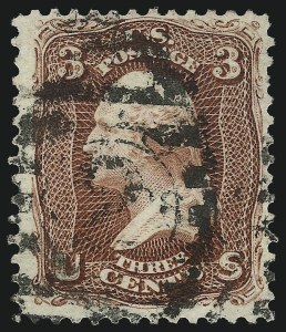 Sale 1019, Lot 424, 1875 Re-Issue of 1861-66 Issue (Scott 104-110)