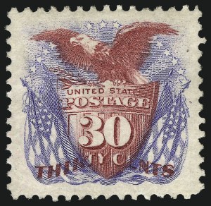 Sale 1019, Lot 486, 1875 Re-Issue of 1869 Pictorial Issue (Scott 124-132)