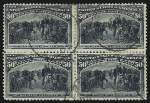 Sale 1019, Lot 536, 1c-50c 1893 Columbian Issue (Scott 230-240)