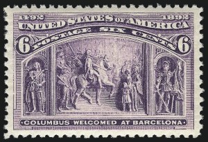 Sale 1019, Lot 546, 1c-50c 1893 Columbian Issue (Scott 230-240)