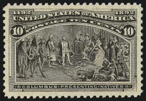 Sale 1019, Lot 548, 1c-50c 1893 Columbian Issue (Scott 230-240)