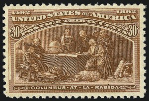 Sale 1019, Lot 551, 1c-50c 1893 Columbian Issue (Scott 230-240)