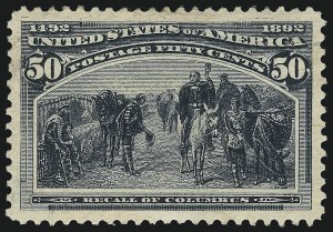 Sale 1019, Lot 554, 1c-50c 1893 Columbian Issue (Scott 230-240)