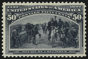 Sale 1019, Lot 556, 1c-50c 1893 Columbian Issue (Scott 230-240)