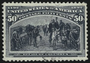 Sale 1019, Lot 558, 1c-50c 1893 Columbian Issue (Scott 230-240)