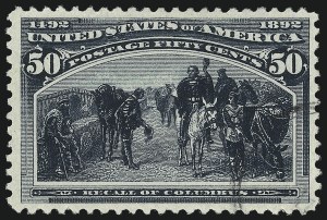 Sale 1019, Lot 559, 1c-50c 1893 Columbian Issue (Scott 230-240)