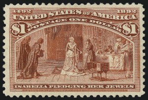 Sale Number 1019, Lot Number 562, $1.00-$5.00 1893 Columbian Issue (Scott 241-245)