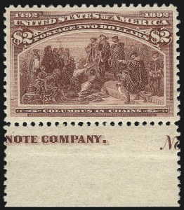 Sale 1019, Lot 567, $1.00-$5.00 1893 Columbian Issue (Scott 241-245)