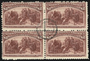 Sale 1019, Lot 569, $1.00-$5.00 1893 Columbian Issue (Scott 241-245)