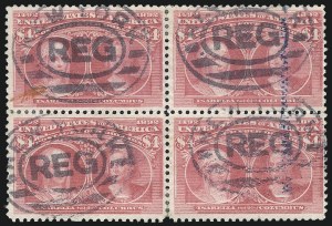 Sale 1019, Lot 575, $1.00-$5.00 1893 Columbian Issue (Scott 241-245)
