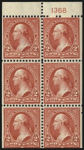 Sale 1019, Lot 612, 1895-97 Watermarked Bureau Issues (Scott 266-283)