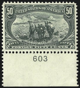 Sale 1019, Lot 636, 1c-50c 1898 Trans-Mississippi Issue (Scott 285-291)