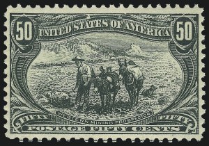 Sale 1019, Lot 641, 1c-50c 1898 Trans-Mississippi Issue (Scott 285-291)