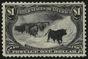 Sale 1019, Lot 646, $1.00-$2.00 1898 Trans-Mississippi Issue (Scott 292-293)