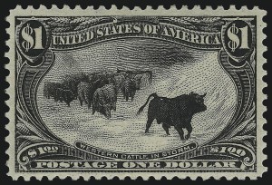 Sale 1019, Lot 648, $1.00-$2.00 1898 Trans-Mississippi Issue (Scott 292-293)