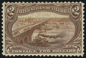 Sale 1019, Lot 652, $1.00-$2.00 1898 Trans-Mississippi Issue (Scott 292-293)