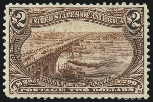 Sale 1019, Lot 654, $1.00-$2.00 1898 Trans-Mississippi Issue (Scott 292-293)