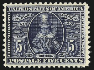 Sale 1019, Lot 712, 1904 Louisiana Purchase incl. Full Sheets, Jamestown Issues (Scott 323-330)
