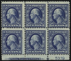 Sale 1019, Lot 719, 1908-09 Washington-Franklin Issues (Scott 332-355)