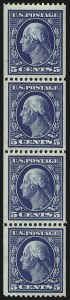Sale 1019, Lot 734, 1908-09 Washington-Franklin Issues (Scott 332-355)