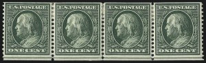 Sale 1019, Lot 736, 1908-09 Washington-Franklin Issues (Scott 332-355)