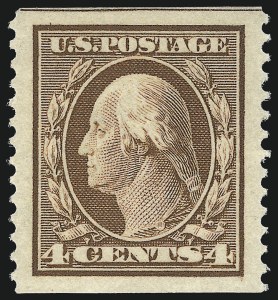Sale 1019, Lot 739, 1908-09 Washington-Franklin Issues (Scott 332-355)