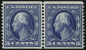 Sale 1019, Lot 741, 1908-09 Washington-Franklin Issues (Scott 332-355)