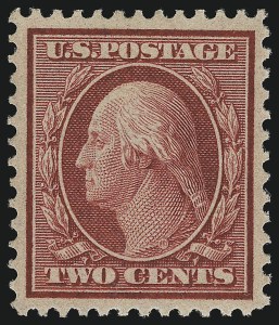 Sale 1019, Lot 744, 1909 Washington-Franklin Bluish Paper (Scott 357-366, 369)