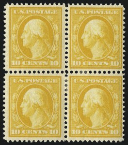 Sale 1019, Lot 760, 1909-12 Washington-Franklin Issues (Scott 375b-396)