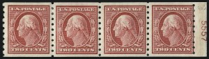 Sale 1019, Lot 767, 1909-12 Washington-Franklin Issues (Scott 375b-396)